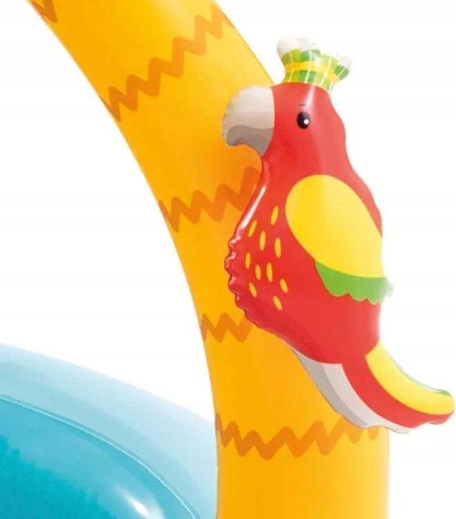 Piscină gonflabilă pentru copii INTEX cu umbră și motive animaliere