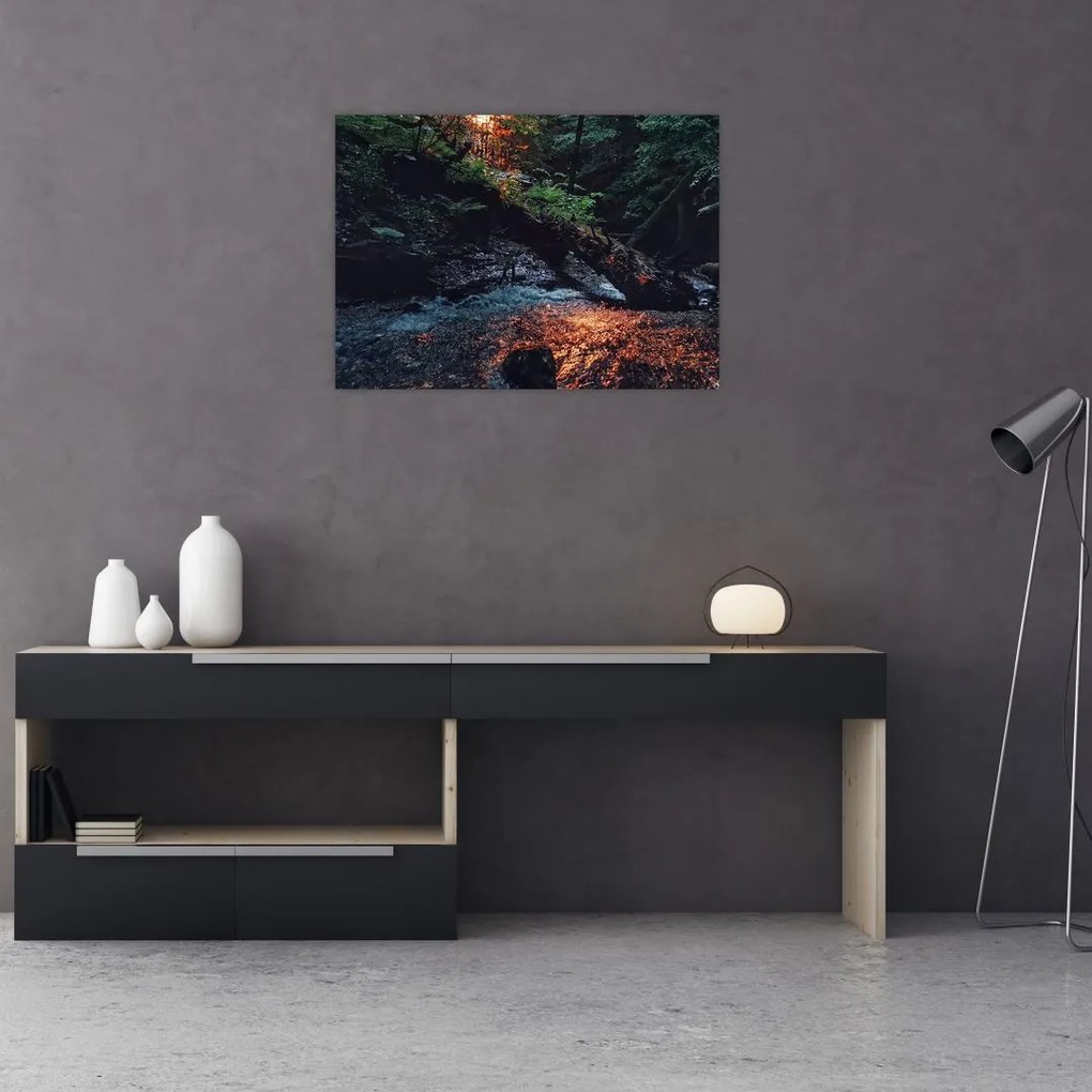 Tablou cu râu montan (70x50 cm)