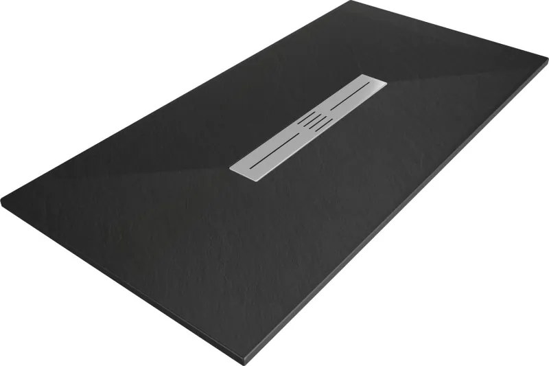Mexen Toro recepție dreptunghiulară SMC 200 x 80 cm, negru - 43708020