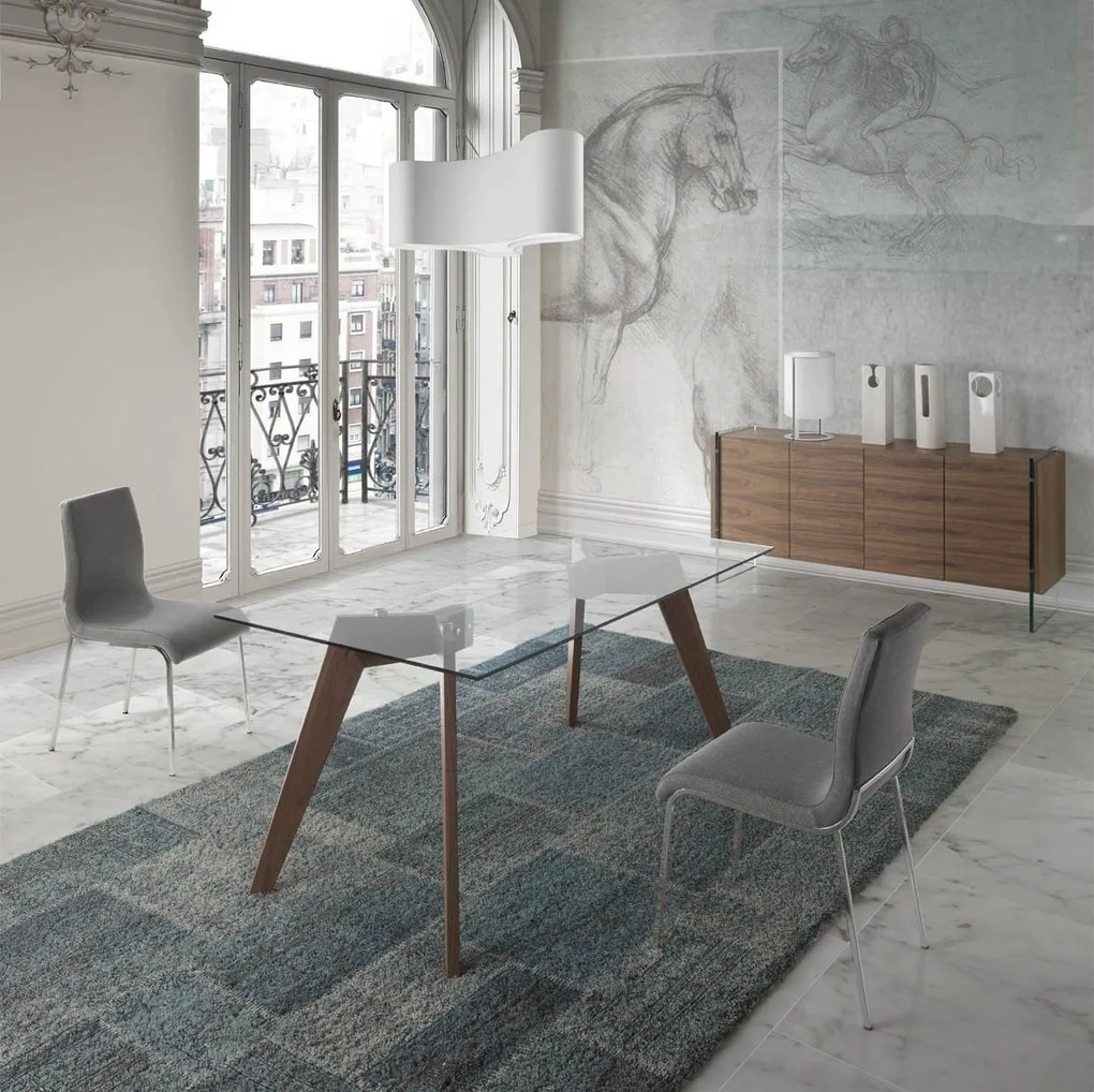 Comoda eleganta design deosebit Aurore AC-MI1319A-NOGAL