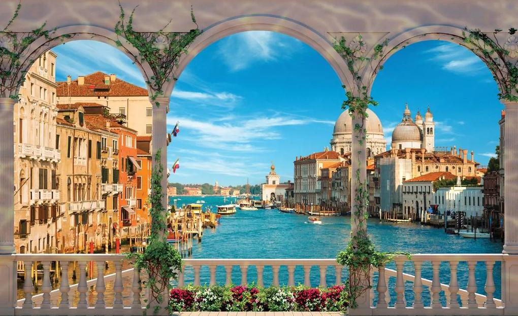 Fototapet - Canalul Grande din Veneția (254x184 cm), în 8 de alte dimensiuni noi