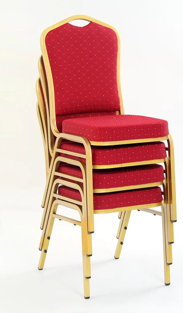 Scaun de sufragerie Carn (bordo + auriu). 769923
