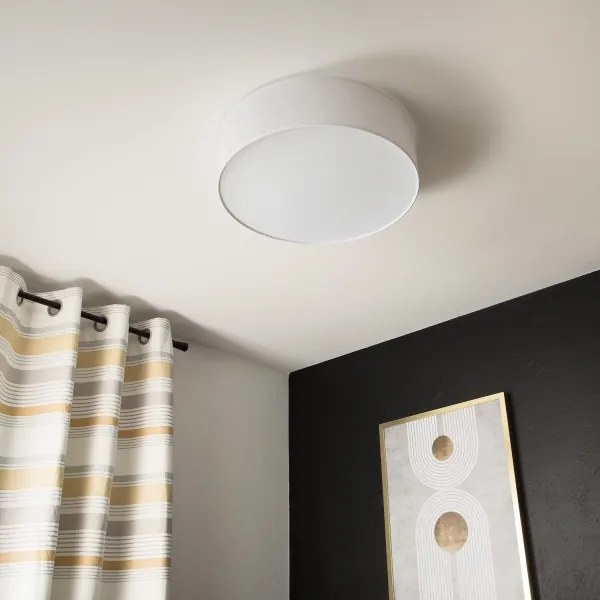 Plafonieră SIRJA 2xE27/60W/230V, Ø 45 cm, albă