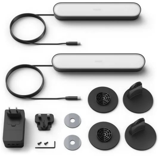 Philips - SET 2x LED RGB Lampă de masă dimmabilă Hue AMBIANCE LED/6W/230V