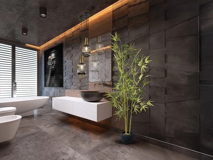 Planta artificiala decorativa Bambu, H170