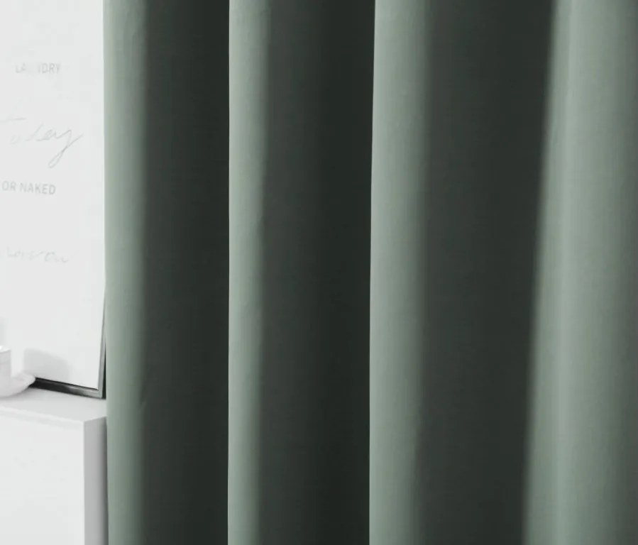 Perdea OXFORD 140x270 cm, gri-verde Agatat: Rejansa