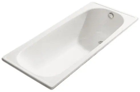 JIKA H2340600000001 - Cadă RIGA 160x70 oțel/ albă