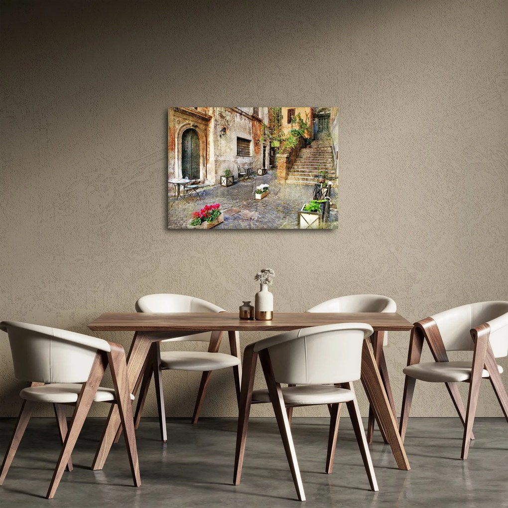 Tablou - Străzile vechi din Roma (70x50 cm)
