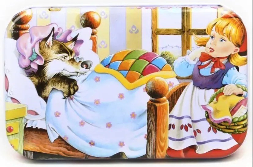 Puzzle din lemn - Scufița roșie 60buc