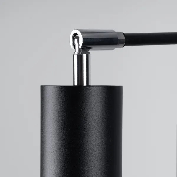 Lustră pe cablu Sollux SL.1207 LEMMI 6xGU10/10W/230V negru