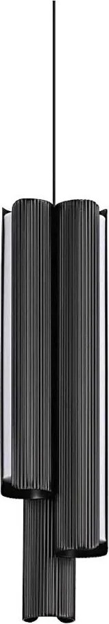 Ideal Lux DORICA - Lustră LED dimabilă suspendată pe cablu, 3xLED/9W/230V, CRI 90, Ø 9,5 cm, negru