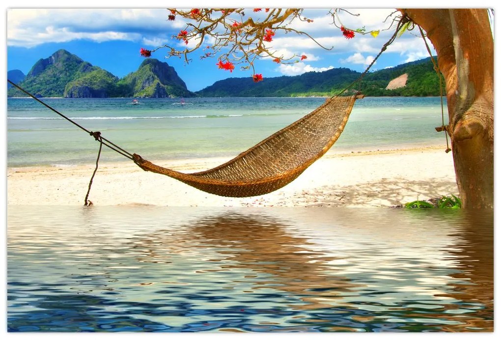 Tablou - Relax la plajă (90x60 cm)