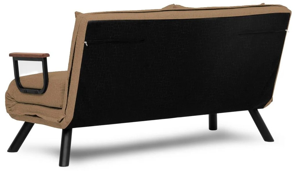 Canapea futon Sandy (maro deschis). 1101767