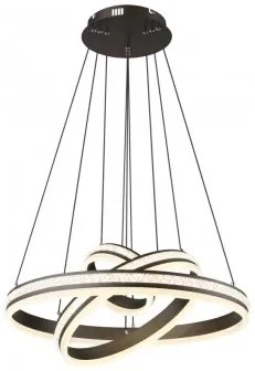 Suspensie moderna cristal led 70W Grouni 67314-70H Globo