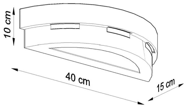 Aplică perete HELIOS 1xE27/60W/230V alb