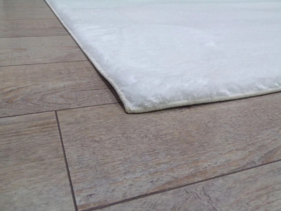 Covor Living Soft Plush, 80x150 cm, Alb