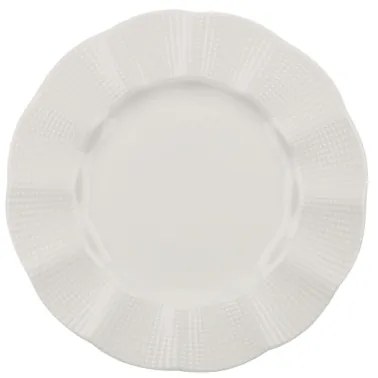 Set de veselă, 24 piese, porțelan alb