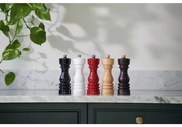 Râșniță pentru piper Cole&Mason LONDON 18 cm fag/alb