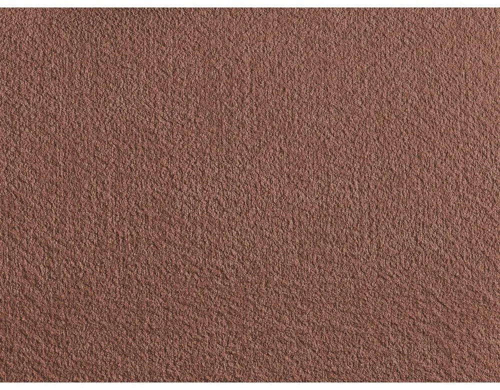 Pat matrimonial portocaliu tapițat cu spațiu de depozitare cu somieră 160x200 cm Orlane – Bobochic Paris