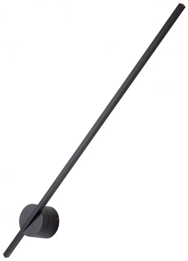 Aplica LED ambientala design modern minimalist SPIDER negru W0267 MX
