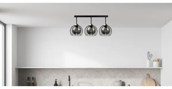 Aplică SOLO BLACK 2xE27/60W/230V neagră/aurie