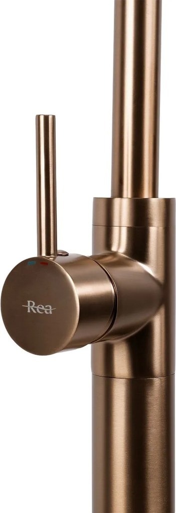 Robinet pentru lavoar Rea Lungo Brush Copper