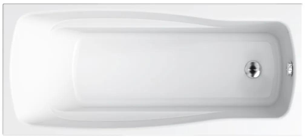 Cersanit Lana cada dreptunghiulară 160x70 cm alb S301-162