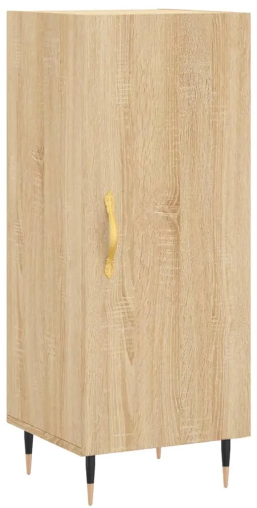 vidaXL Servantă, stejar sonoma, 34,5x34x90 cm, lemn compozit