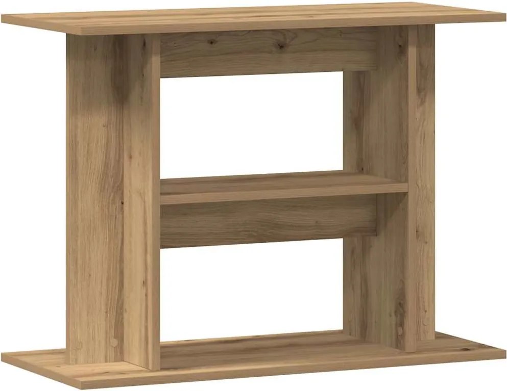 vidaXL Suport pentru acvariu, stejar artizanal, 80x35x60 cm, lemn stratificat