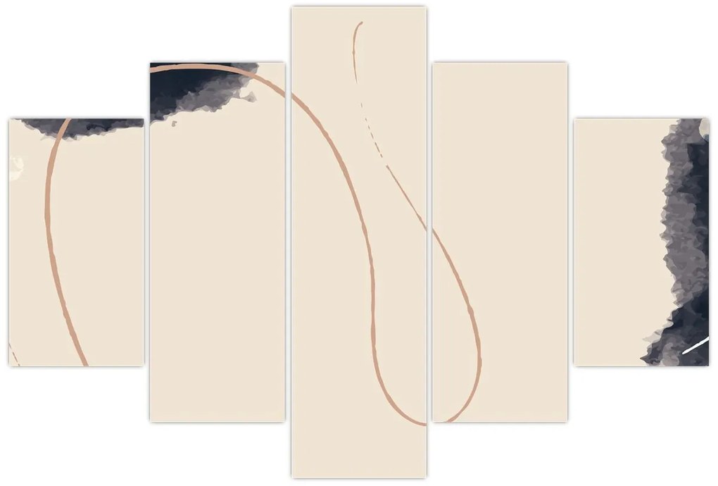 Tablou - Abstractizare bej (150x105 cm)