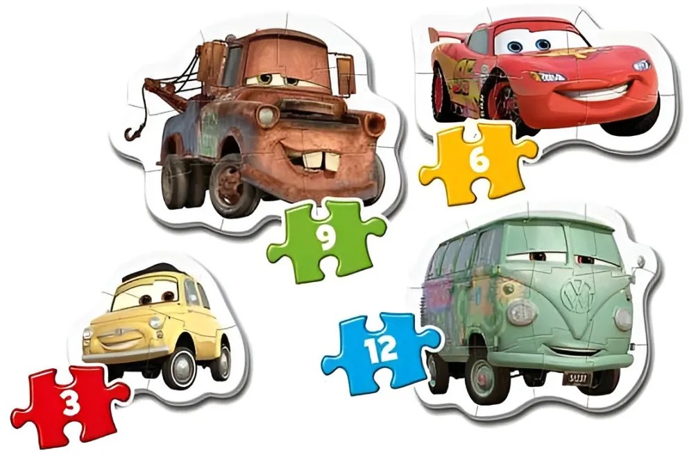 Disney Mașini My First puzzle forme bebe Clementoni