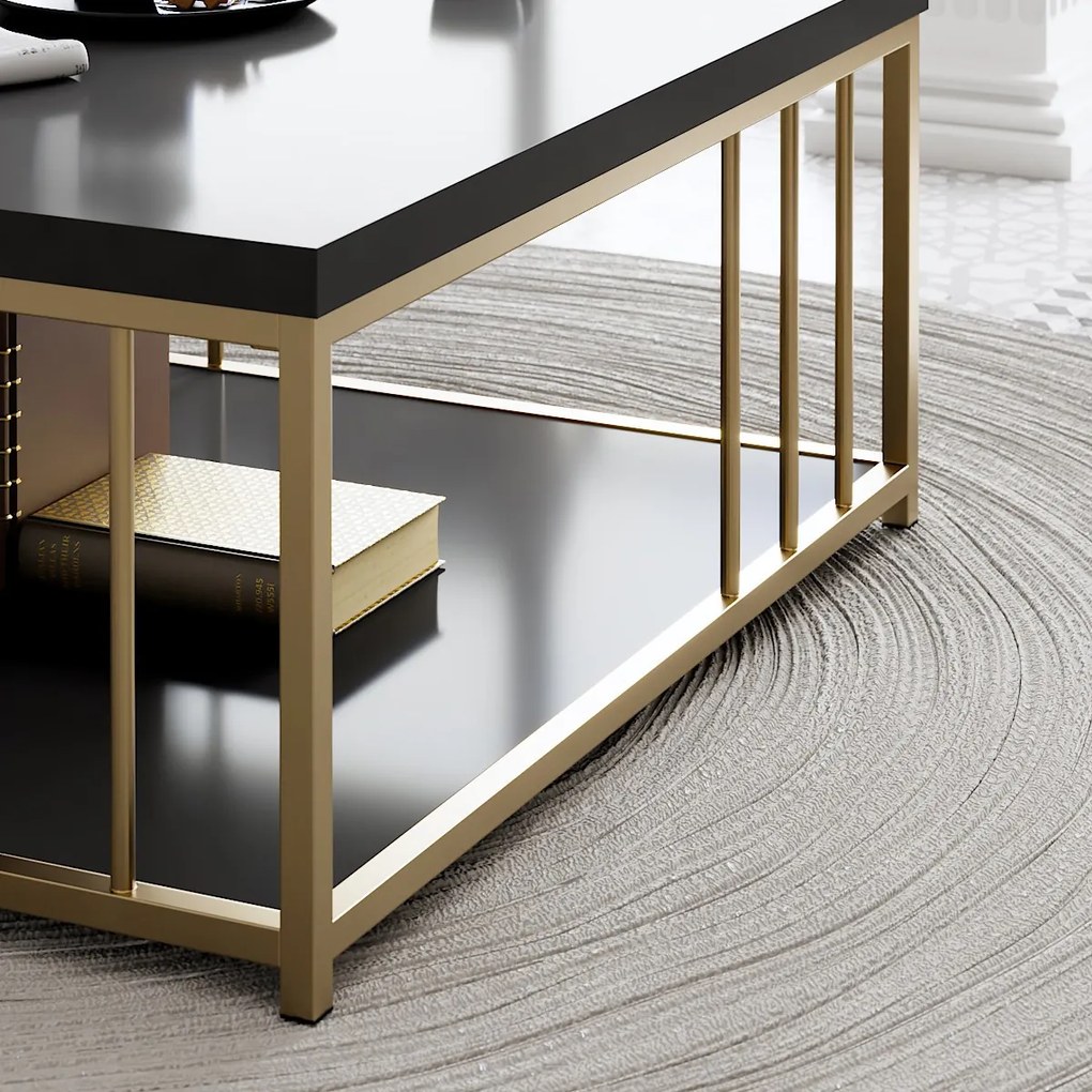 Măsuță de cafea Zen (Antracit + Auriu). 1073448