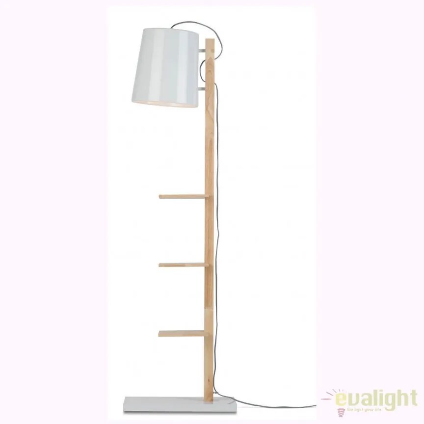 Lampadar chic cu rafturi pentru carti, CAMBRIDGE alb CAMBRIDGE/F/W