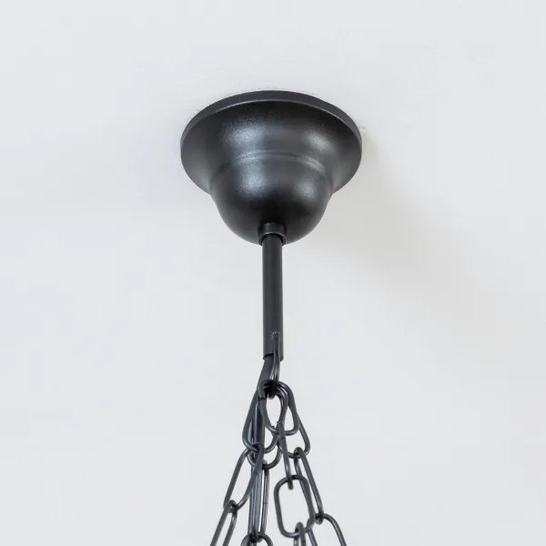 Brilagi - Candelabru pe lanț TIMONA 4xE14/40W/230V diam. 50 cm fag/nuc