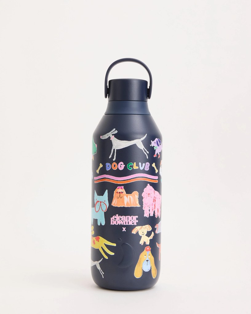 Termos Chilly's Bottles Dog Club, ediția Eleanor Bowmer - Seria 3, 500ml