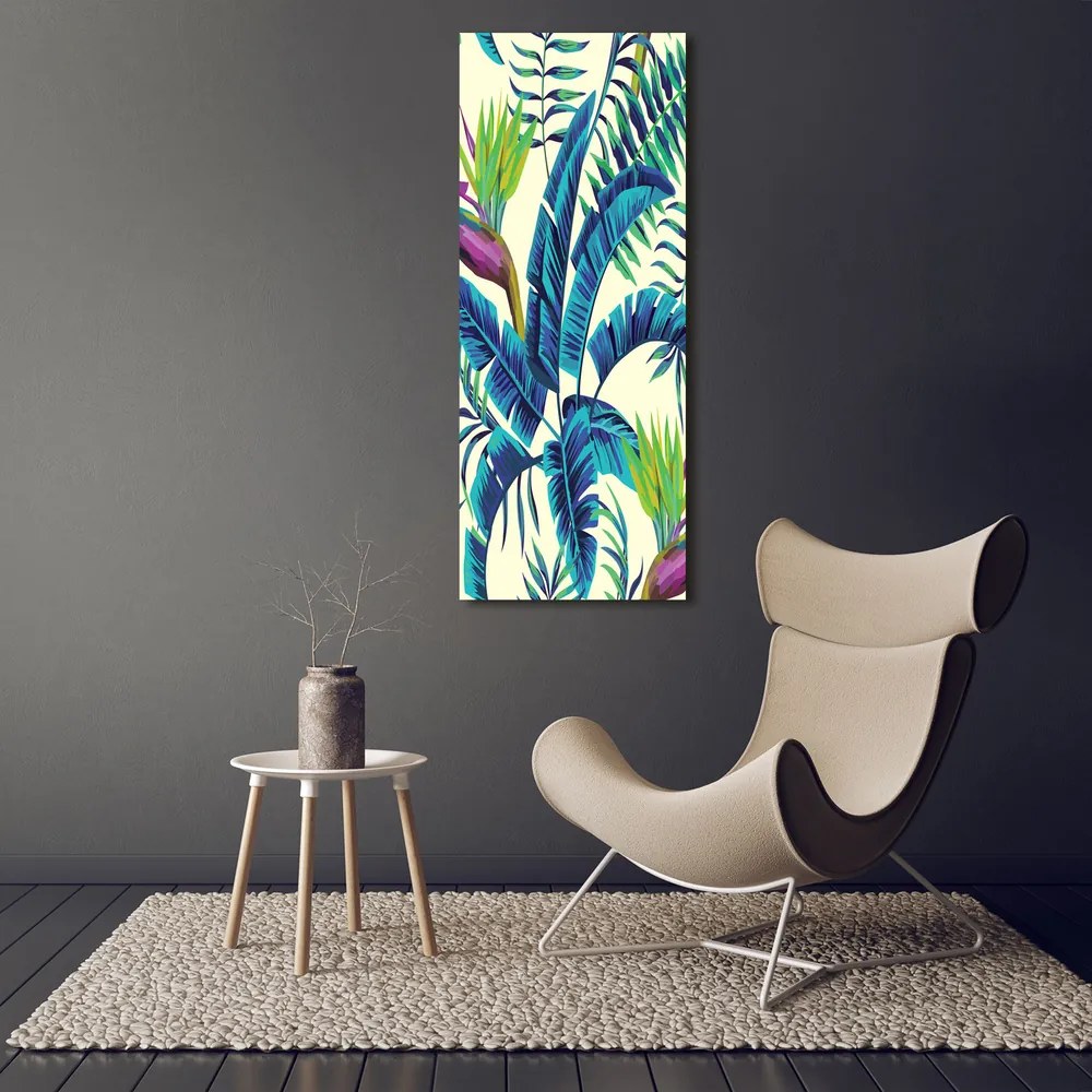 Tablou pe pânză canvas Frunze tropicale