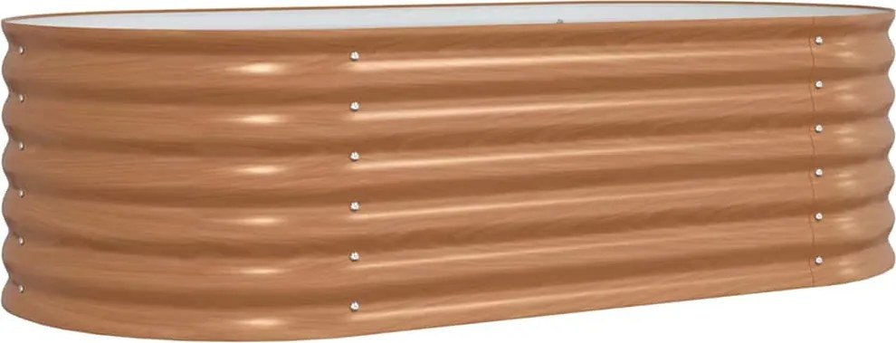 vidaXL Pat ridicat Maro 160 x 80 x 44 cm Oțel