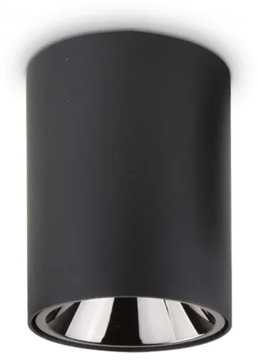 Spot LED aplicat modern Nitro pl round d09 NERO