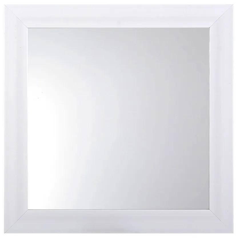Oglinda perete, 36x36x2 cm, Alb