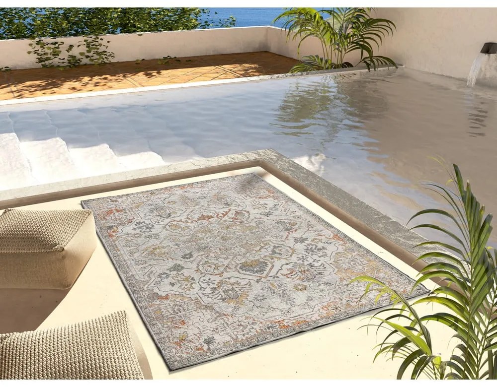 Covor pentru exterior și interior crem 160x230 cm Samara – Universal