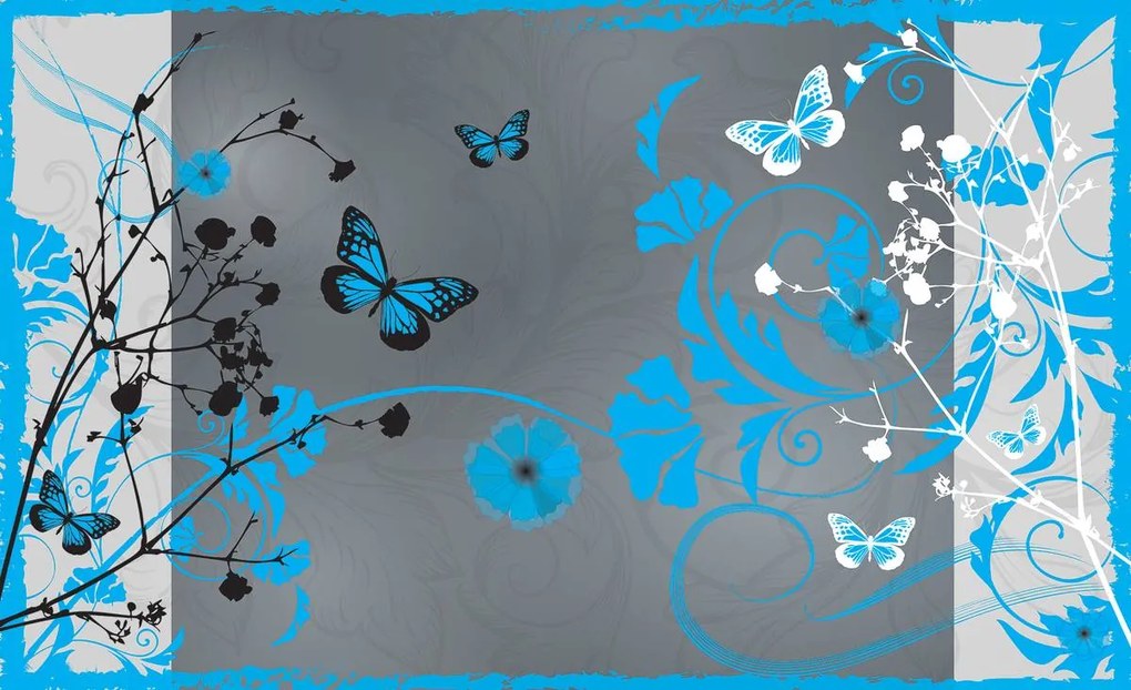 Fototapet - Arta florală - abstract (152,5x104 cm)