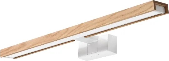 Brilagi - Iluminare LED 3 în 1 pentru oglindă de baie WOODY MIRROR LED/12W/230V IP44 alb/stejar