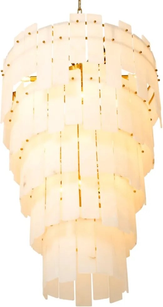 Candelabru design elegant LUX Greyson XL, Alabaster