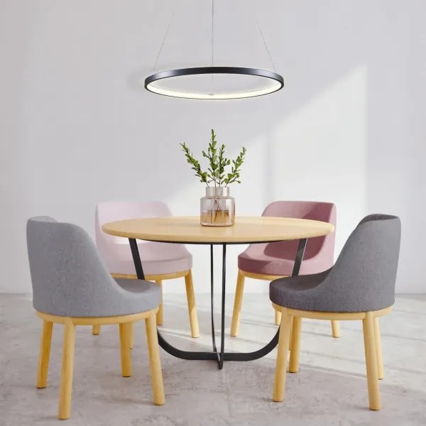 Lustră LED pe cablu LEA LED/20W/230V 4000K d. 50 cm negru