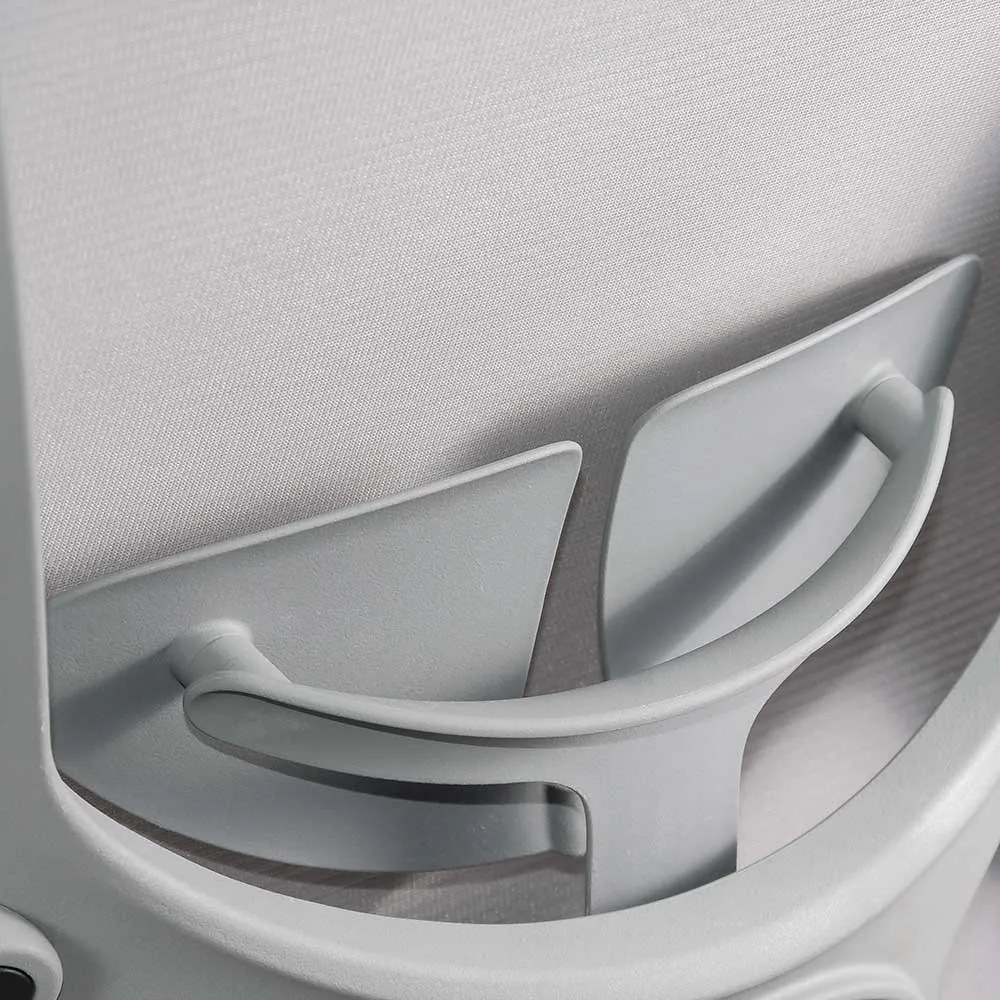 Scaun ergonomic OFF 430 gri, suport picioare și rabatare 135°
