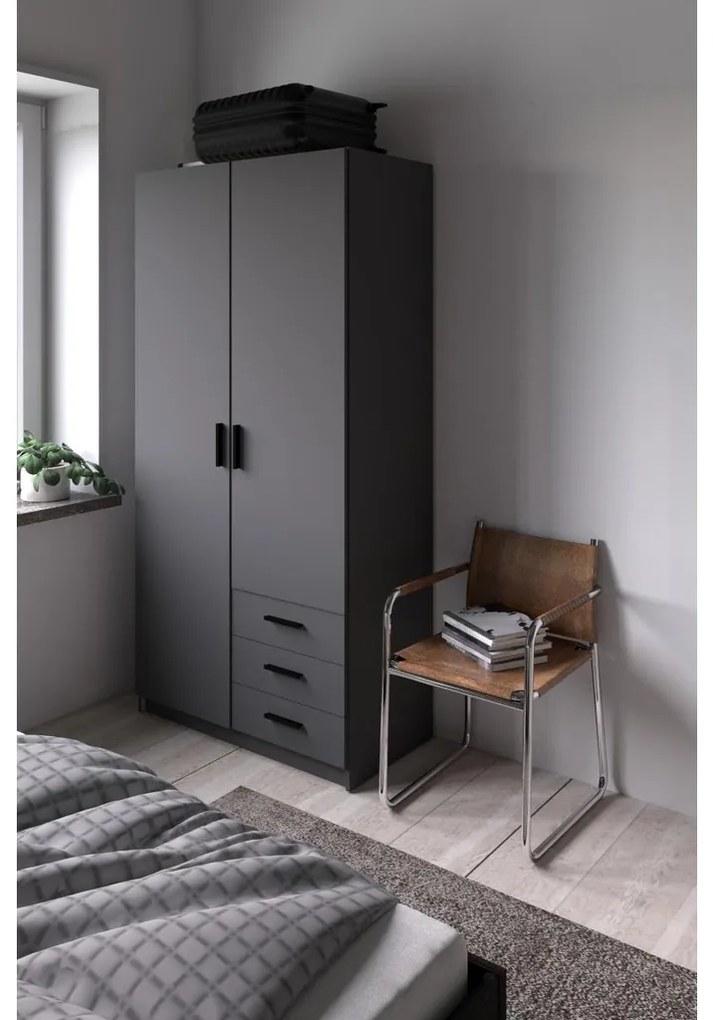 Dulap pentru haine Spike, gri