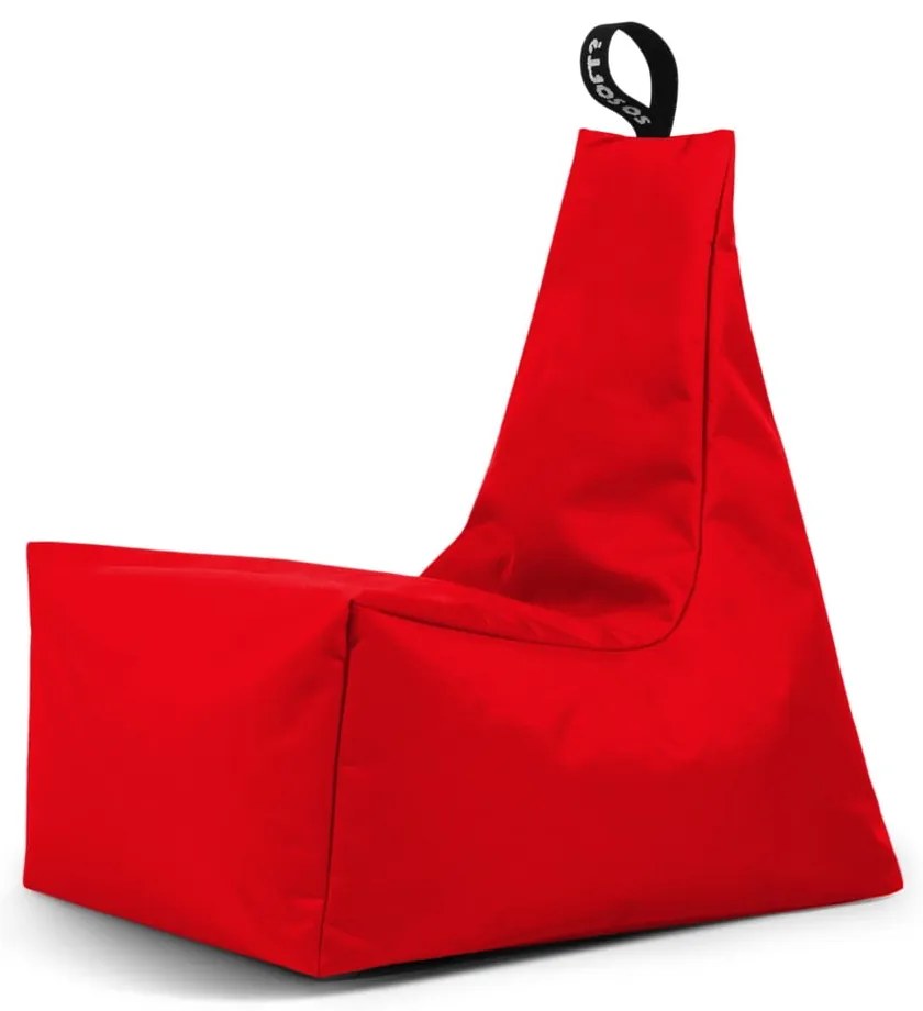 Fotoliu bean bag roșu Icy L – So Soft?