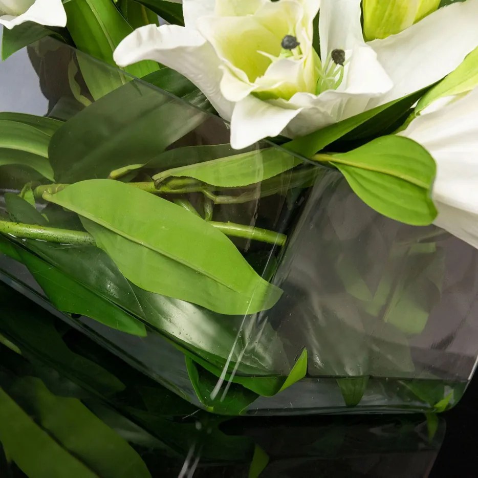 Aranjament floral design LUX ETERNITY SQUARE LILIUM