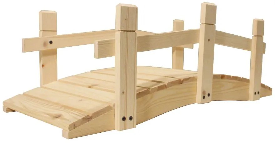 Pod din lemn de grădină - 71 cm