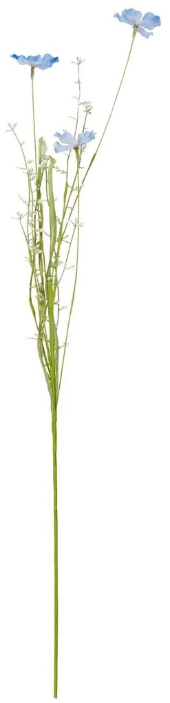 Flori artificiale tonuri albastre/albe 75 cm